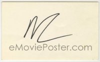 2j0783 NICOLAS CAGE signed 3x5 index card '80s it can be framed & displayed with a still!