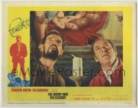 2j0251 AGONY & THE ECSTASY signed LC #3 '65 by Charlton Heston, c/u with Rex Harrison, Carol Reed!