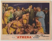 2j0260 ATHENA signed LC #5 '54 by Steve Reeves, who's with Jane Powell, Debbie Reynolds & girls!