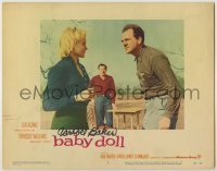 2j0261 BABY DOLL signed LC #7 '57 by Carroll Baker, who's close up with Karl Malden & Eli Wallach!