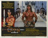 2j0287 CONAN THE DESTROYER signed LC #1 '84 by Arnold Schwarzenegger, the most powerful legend!