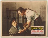 2j0289 DAKOTA LIL signed LC #2 '50 by George Montgomery, he's Tom Horn grabbing guy by the jacket!