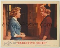 2j0297 EXECUTIVE SUITE signed LC #7 R62 by director Robert Wise, c/u of Allyson & Barbara Stanwyck!