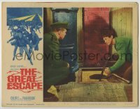2j0304 GREAT ESCAPE signed LC #2 '63 by Charles Bronson, who's starting the 17th escape tunnel!