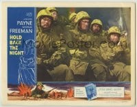2j0316 HOLD BACK THE NIGHT signed LC '56 by Chuck Connors, who's fighting in the Korean War!
