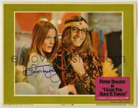 2j0322 I LOVE YOU, ALICE B. TOKLAS signed LC #5 '68 by Leigh Taylor-Young, who's with Peter Sellers!