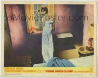2j0324 INSIDE DAISY CLOVER signed LC #1 '66 by Natalie Wood, who's covered only by her bed sheet!