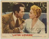 2j0339 LATIN LOVERS signed LC #3 '53 by Ricardo Montalban, who's confessing to sexy Lana Turner!