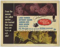 2j0234 PORTRAIT IN BLACK signed TC '60 by John Saxon, who's with Lana Turner, Sandra Dee & Quinn!