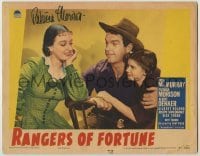 2j0369 RANGERS OF FORTUNE signed LC '40 by Patricia Morison, who's w/Fred MacMurray & Betty Brewer!