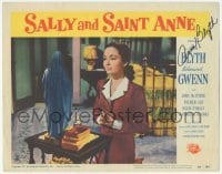 2j0378 SALLY & SAINT ANNE signed LC #7 '52 by Ann Blyth, who's praying at the altar in her bedroom!