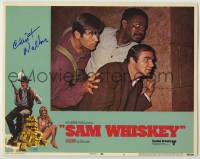 2j0379 SAM WHISKEY signed LC #6 '69 by Clint Walker, who's c/u with Ossie Davis & Burt Reynolds!