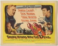 2j0236 SHAKE HANDS WITH THE DEVIL signed TC '59 by Dana Wynter, who's w/James Cagney, Johns & Murray