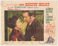2j0384 SHOW BOAT signed LC #5 '51 by Kathryn Grayson AND Howard Keel, Kern & Hammerstein musical!