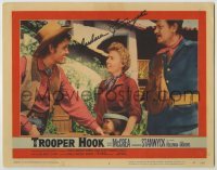 2j0407 TROOPER HOOK signed LC #2 '57 by BOTH Barbara Stanwyck AND Joel McCrea!