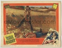 2j0411 WAR PAINT signed LC #8 '53 by BOTH Robert Stack AND Peter Graves, who are enemies!
