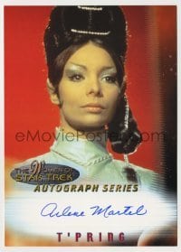 2j0811 ARLENE MARTEL signed 5x7 trading card'00s limited edition Women of Star Trek Autograph Series