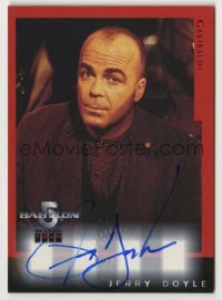 2j0875 JERRY DOYLE signed trading card '98 c/u as Michael Garibaldi in TV's Babylon 5!