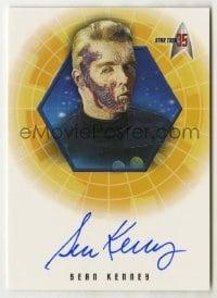 2j0948 SEAN KENNEY signed trading card '01 limited edition for Star Trek's 35th anniversary!