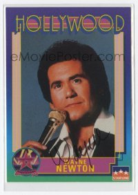 2j0969 WAYNE NEWTON signed 3x4 trading card #208 '91 great portrait of the Las Vegas performer!