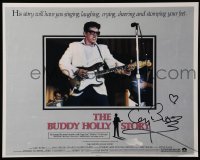 2j0998 GARY BUSEY signed 11x14 REPRO LC '78 best image from The Buddy Holly Story!