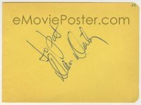 2j0728 DAN DAILEY signed 5x6 cut album page '40s it can be framed & displayed with a still!