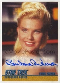 2j0813 BARBARA ANDERSON signed trading card '97 from the limited edition Star Trek autograph set!