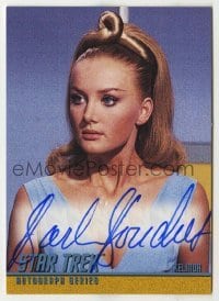 2j0816 BARBARA BOUCHET signed trading card '98 from the limited edition Star Trek autograph set!