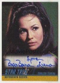 2j0817 BARBARA LUNA signed trading card '98 from the limited edition Star Trek autograph set!