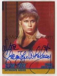 2j0858 GRACE LEE WHITNEY signed trading card '97 from the limited edition Star Trek autograph set!