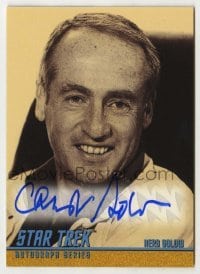 2j0862 HERB SOLOW signed trading card '99 from the limited edition Star Trek autograph set!