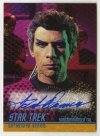 2j0863 JACK DONNER signed trading card '99 from the limited edition Star Trek autograph set!
