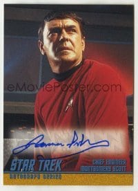 2j0866 JAMES DOOHAN signed trading card '98 from the limited edition Star Trek autograph set!