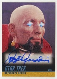 2j0882 JOSEPH RUSKIN signed trading card '98 from the limited edition Star Trek autograph set!