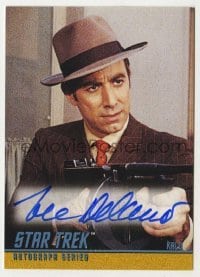 2j0896 LEE DELANO signed trading card '98 from the limited edition Star Trek autograph set!
