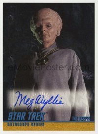 2j0909 MEG WYLLIE signed trading card '97 from the limited edition Star Trek autograph set!