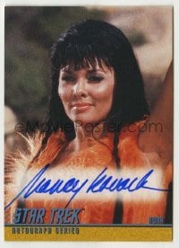2j0921 NANCY KOVACK signed trading card '98 from the limited edition Star Trek autograph set!