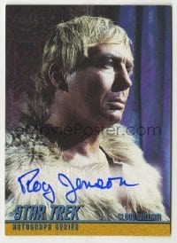 2j0946 ROY JENSON signed trading card '98 from the limited edition Star Trek autograph set!