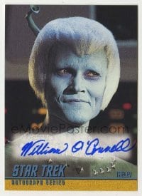 2j0973 WILLIAM O'CONNELL signed trading card '98 from the limited edition Star Trek autograph set!