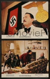 2k075 BOYS FROM BRAZIL 8 color 11x14 stills '78 Gregory Peck is a Nazi on the run from Olivier!