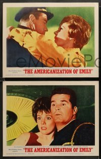 2k040 AMERICANIZATION OF EMILY 8 LCs '64 James Garner, Julie Andrews, James Coburn!