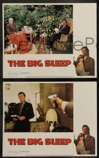 2k063 BIG SLEEP 8 LCs '78 border art of Robert Mitchum & sexy Candy Clark by Richard Amsel!