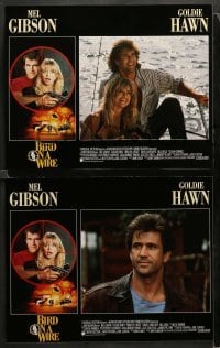 2k064 BIRD ON A WIRE 8 LCs '90 Mel Gibson & Goldie Hawn, directed by John Badham!