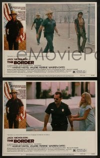 2k071 BORDER 8 LCs '82 Jack Nicholson as border patrol w/Valerie Perrine, Harvey Keitel!