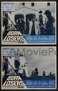 2k072 BORN LOSERS 8 LCs '67 Tom Laughlin directs and stars as Billy Jack, motorcycle action!