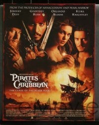 2k003 PIRATES OF THE CARIBBEAN 14 LCs '03 Johnny Depp as Jack Sparrow, Keira Knightley, Bloom!