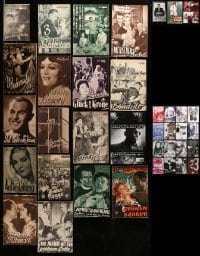 2m088 LOT OF 37 AUSTRIAN PROGRAMS '40s-90s great images from a variety of different movies!