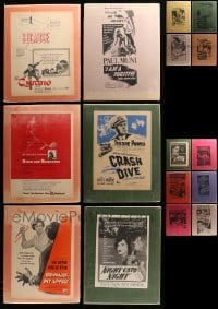 2m172 LOT OF 16 SHRINKWRAPPED MAGAZINE ADS '40s-60s great images from a variety of movies!