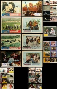 2m213 LOT OF 41 LOBBY CARDS '60s-70s incomplete sets from variety of different movies!
