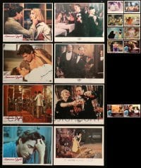 2m205 LOT OF 18 LOBBY CARDS '70s-80s incomplete sets from a variety of different movies!